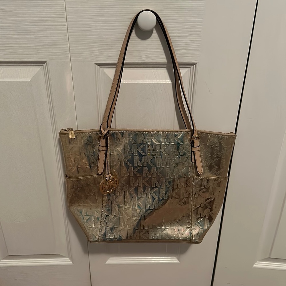 Michael Kors Pale Gold Tote